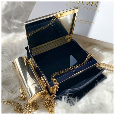 dior lipstick clutch set|christian Dior lipstick clutch.